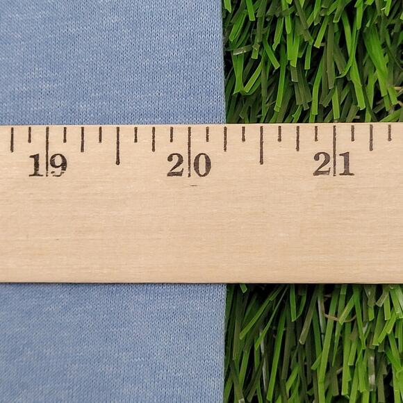 Vintage 80s Class Act Tanning Shirt Medium 20x27 Blue - Picture 15 of 15